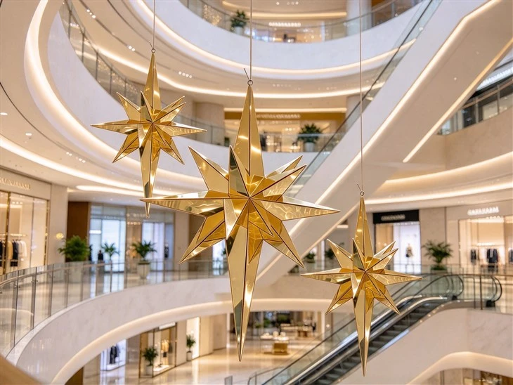Acrylic Star Ceiling Decorations For Christmas best Acrylic Star Ceiling Decorations For Christmas best