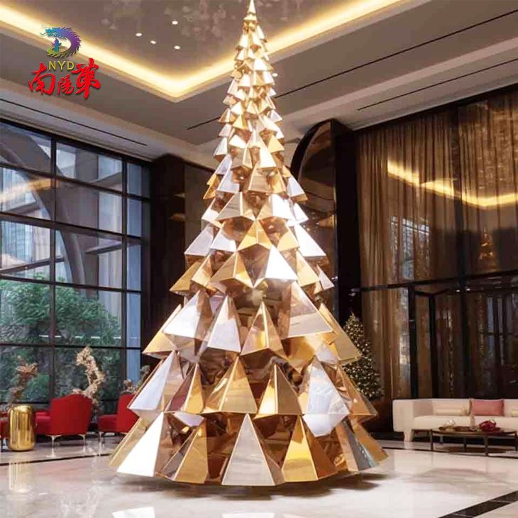 Acrylic Large Commercial Cone Artificial Christmas Tree Acrylic Large Commercial Cone Artificial Christmas Tree