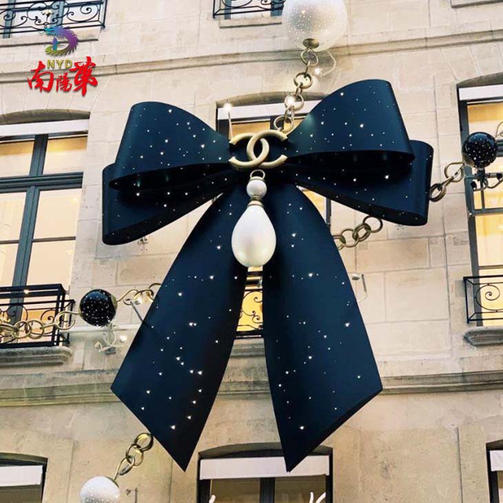 Large Outdoor Lighted Bows